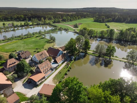 Property building, Natural landscape, Bird's eye view