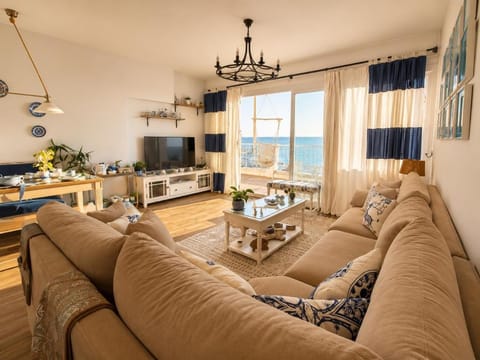 Living room, Seating area, Sea view