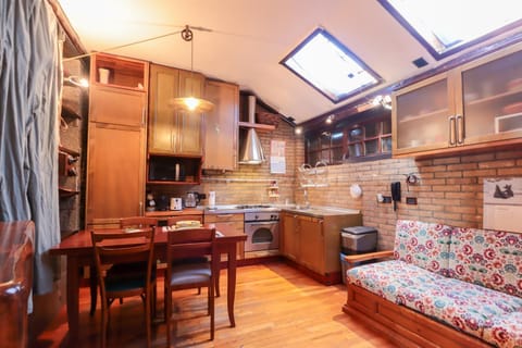 Living room, stove, kitchen