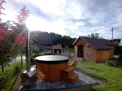 Property building, Natural landscape, Garden, Hot Tub