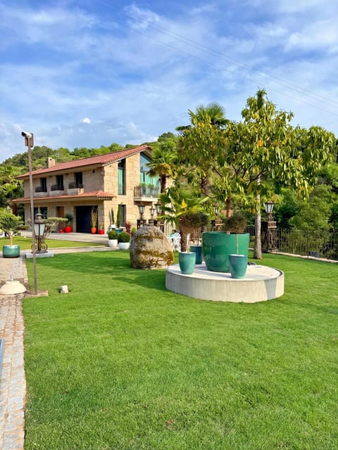 Property building, Natural landscape, Garden, Pool view