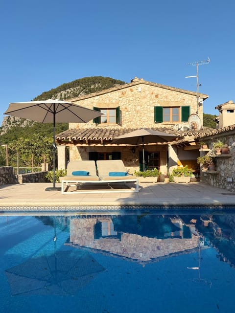 Property building, Living room, Swimming pool