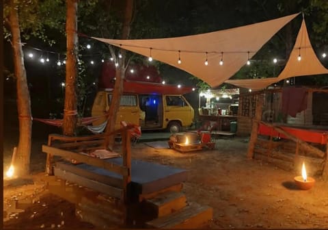 Patio, Night