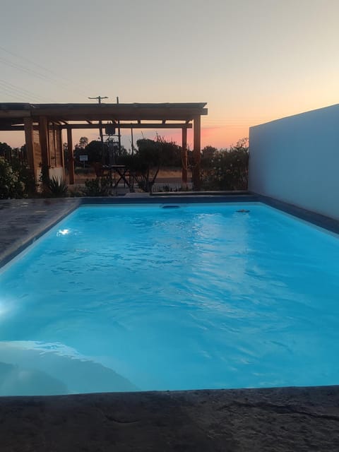 Swimming pool, Sunset