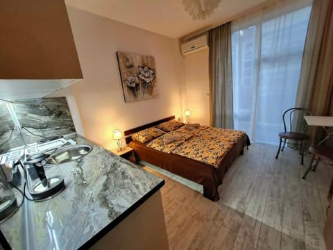 Bed, Living room, Photo of the whole room, Bedroom