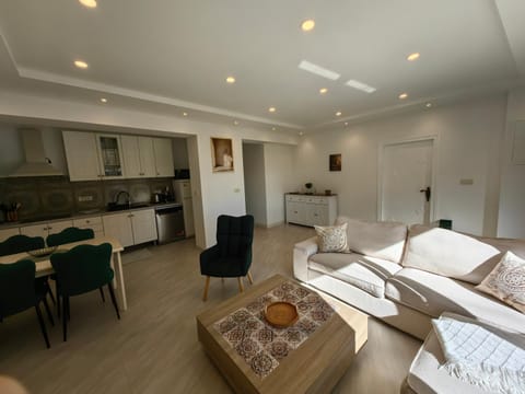 Kitchen or kitchenette, Living room, Photo of the whole room, Seating area, Dining area