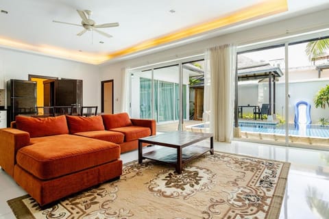 Living room, Seating area, Swimming pool