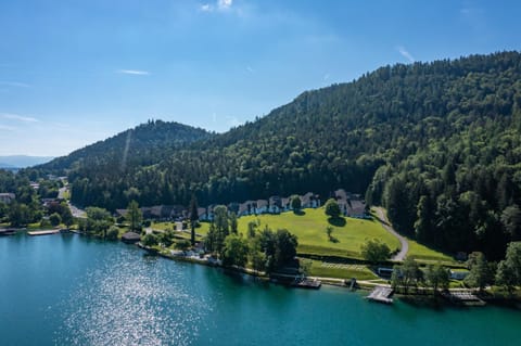 Natural landscape, Bird's eye view, Lake view