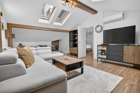 TV and multimedia, Living room, Seating area, Evening entertainment, air conditioner