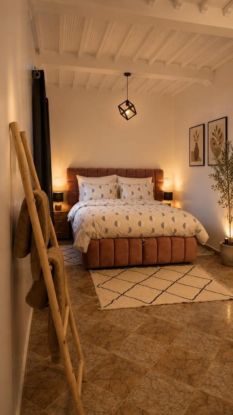 Bed, Living room, Photo of the whole room, Seating area, Bedroom