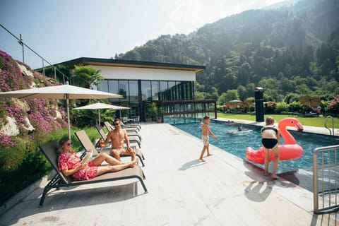 Natural landscape, Mountain view, Pool view, Swimming pool