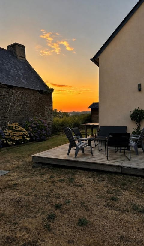 Natural landscape, Balcony/Terrace, Sunset