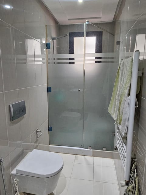 Shower, Toilet, Bathroom, towels