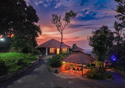 Property building, Natural landscape, Sunset