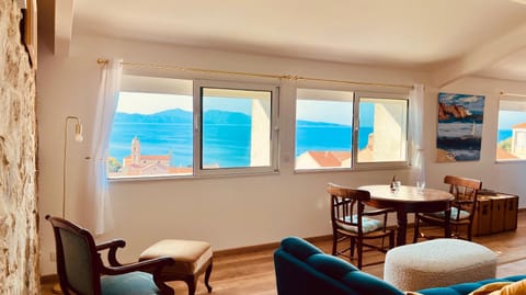 Natural landscape, Living room, Sea view