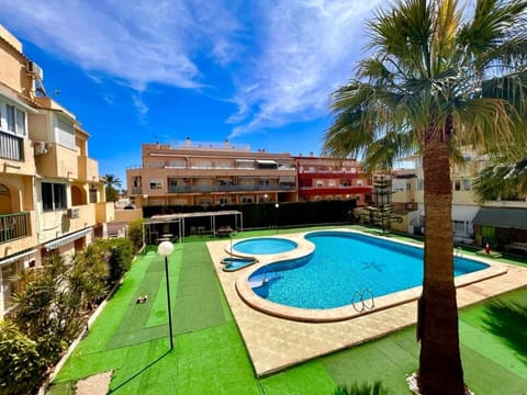 Patio, Pool view
