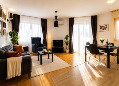 Communal lounge/ TV room, TV and multimedia, Living room, Seating area, Dining area, Evening entertainment