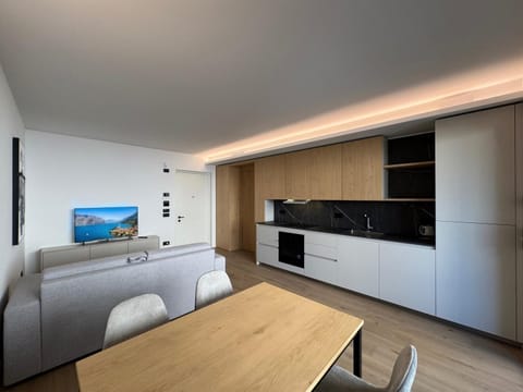 Kitchen or kitchenette, Living room, Dining area