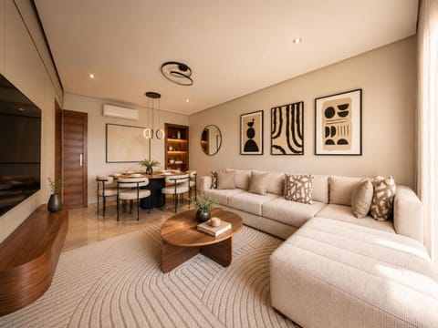 Living room, Dining area
