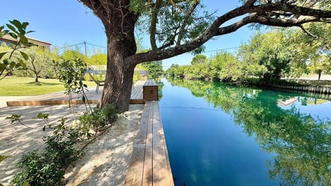 Garden view, River view