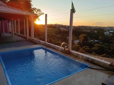 Swimming pool, Sunset