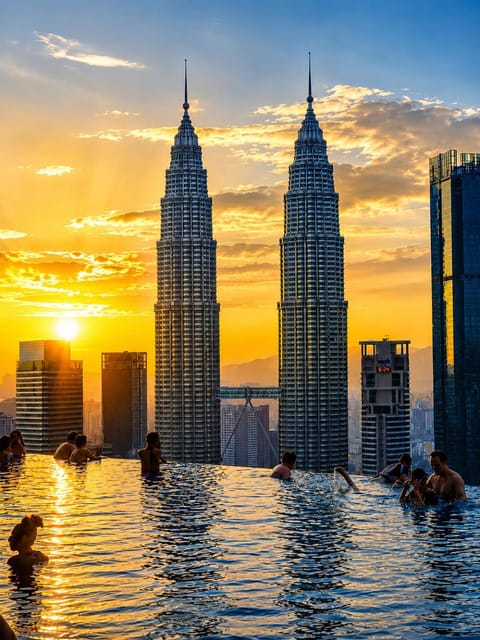 Day, Natural landscape, City view, Pool view, Swimming pool, Swimming pool, Sunrise, Sunset