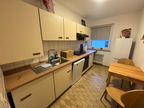 Kitchen or kitchenette, oven, stove, toaster