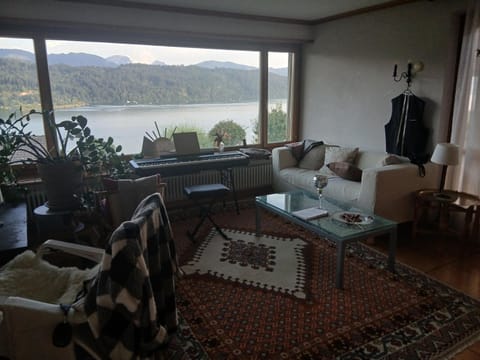 Natural landscape, Living room, Mountain view