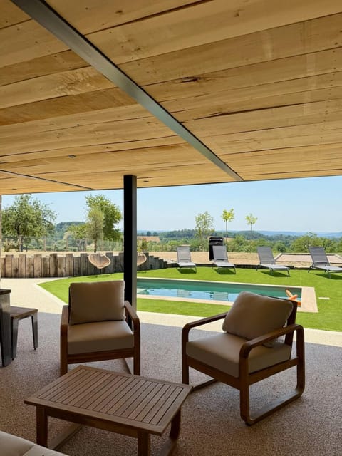 Patio, Day, Natural landscape, View (from property/room), Balcony/Terrace, Pool view, Swimming pool, sunbed