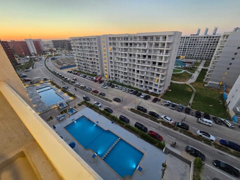 Pool view, Swimming pool, Parking