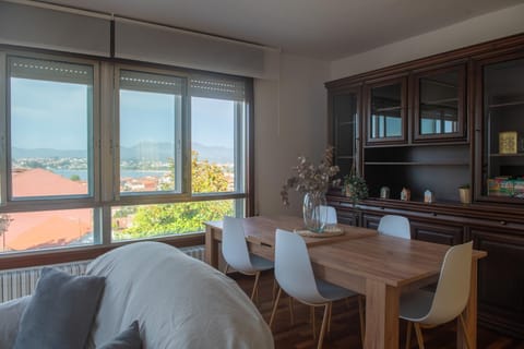 Living room, Seating area, Dining area, Sea view