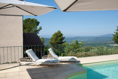 Patio, Day, Natural landscape, Summer, Pool view, Swimming pool, sunbed