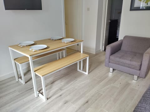 Living room, Seating area, Dining area