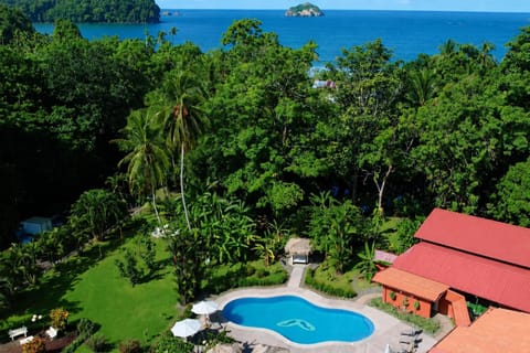 Day, Natural landscape, Bird's eye view, Garden, Swimming pool