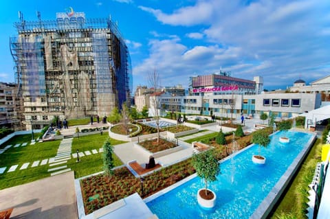 Property building, Garden, Garden view