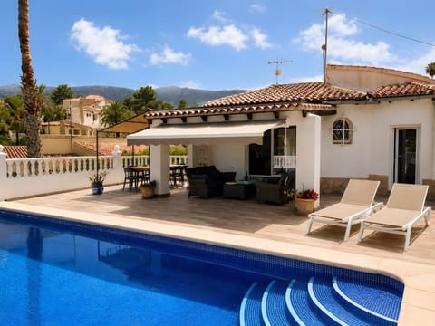Property building, Living room, Swimming pool