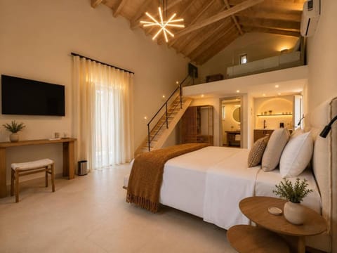 Bed, TV and multimedia, Photo of the whole room, Bedroom