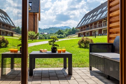 Patio, Natural landscape, Mountain view