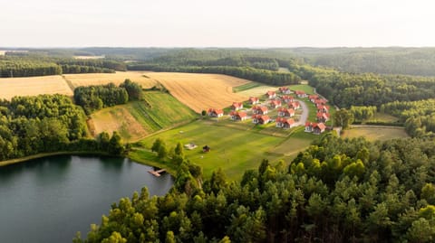 Natural landscape, Bird's eye view, Children play ground, Lake view