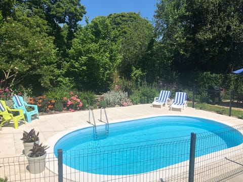 Property building, Living room, Swimming pool