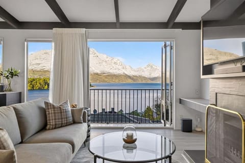 Natural landscape, Living room, Seating area, Lake view, Mountain view