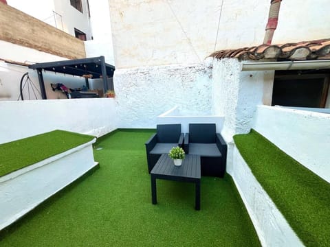 Patio, Living room, Seating area