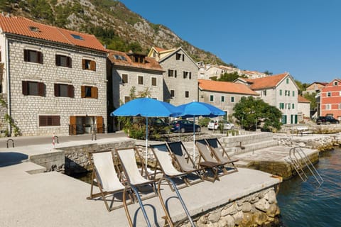 Property building, Natural landscape, Beach, Sea view, sunbed