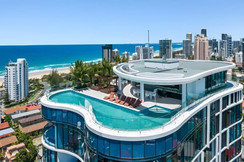 Property building, View (from property/room), City view, Sea view, Swimming pool