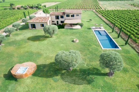 Natural landscape, Bird's eye view, Garden, Swimming pool