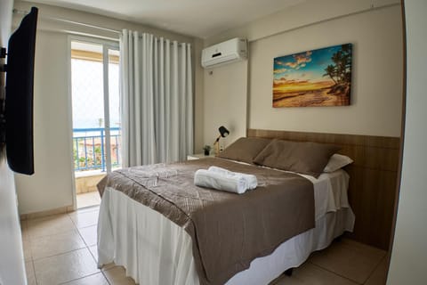 Bed, air conditioner