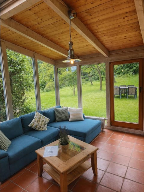 Garden, Living room, Seating area, Garden view