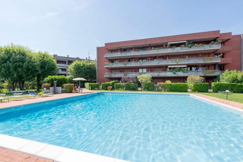Property building, Living room, Swimming pool