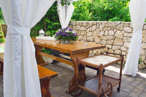 Patio, Day, BBQ facilities, Garden, Dining area