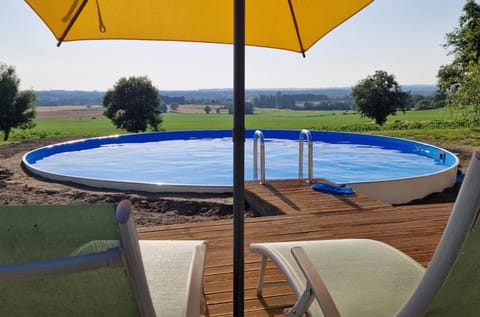 Property building, Living room, Swimming pool